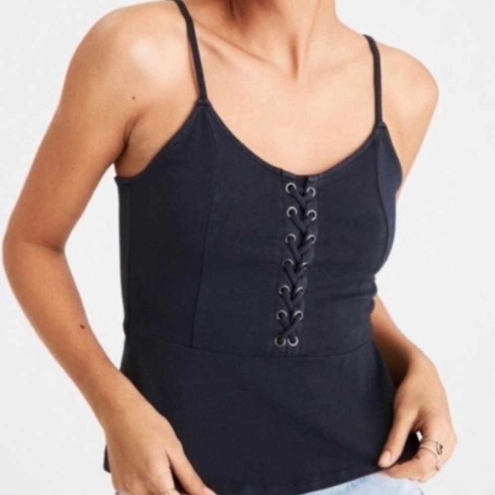 American Eagle Peplum Tank